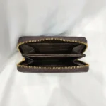 Coach Signature Canvas Small Zipped Around Wallet Brown Mono (1)