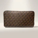 Michael Kors Brown Monogram Zip Around Women’s Wallet (4)
