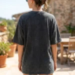 Minnie Mouse oversized t shirt in washed charcoal gray (4)