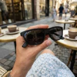 Ray Ban Men's Matte Black Square Polarized Sunglasses with Grey Lenses (5)