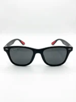 Ray Ban matte black square sunglasses for men with polarized lenses (3)