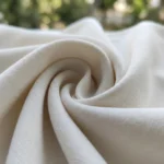 Women's solid ivory high waisted pleated wide leg trousers (3)