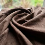 a brown crinkle textured short sleeve button down shirt (3)