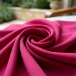 a formal magenta pink shirt and black trousers co ord set (2)