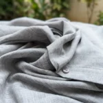 a light grey textured button down long sleeve shirt (1)