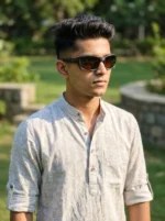 akley matte black wraparound sports sunglasses for men with amber tinted lenses (2)