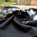 black oversized Snoopy graphic t shirt back (5)