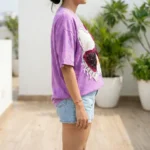 purple oversized Hello Kitty t shirt (3)