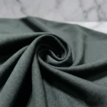 Men's dark green polo t shirt with white tipping on collar and cuffs (1)