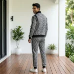 Men's premium monogram print tracksuit co ord set (2)