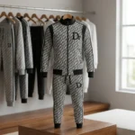 Men's premium monogram print tracksuit co ord set (3)