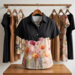 black half sleeve shirt (2)
