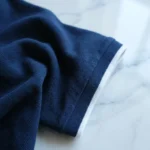classic navy blue half sleeve polo t shirt with white collar tipping (2)