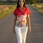 ed half sleeve shirt with watercolor floral print (3)