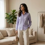 oman wearing a premium lavender embroidered long sleeve shirt (2)