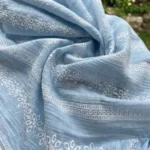 powder blue embroidered puff sleeve shirt (2)