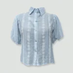 powder blue embroidered puff sleeve shirt (3)