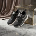 Besttime Boys black mesh chunky sneakers (4)