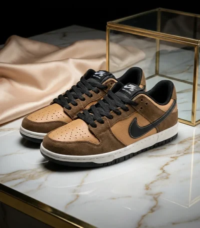 Brown Nike SB Low Top Sneakers for Men (3)