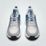 Gao Chao mens white and blue chunky streetwear sneakers (3)