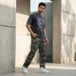 Man wearing Lee camouflage cargo pants (5)