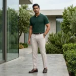 Men's Premium Beige Tailored Linen Trousers (3)