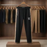 Men's black and tan premium tracksuit co ord set (2)
