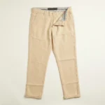 Men's premium beige linen trousers (1)