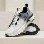 Nike mens white and black chunky sports shoes with dial lacing (1)