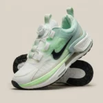 Nike mens white and mint green chunky tech sneakers with dial lacing (2)