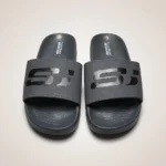 Skechers Hyper Burst mens dark grey casual slider sandals (3)