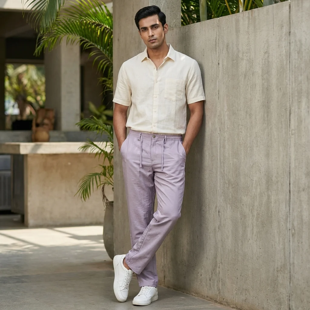 lavender casual trousers (1) lavender casual trousers (1)