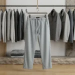light grey casual drawstring trousers (1)