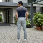 light grey casual drawstring trousers (4)