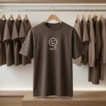 man wearing a brown oversized graphic printed t shirt (4)