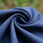 man wearing a regular fit navy blue short sleeve t shirt (1)