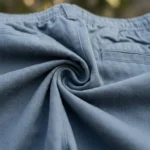 men's slate blue casual drawstring shorts (4)