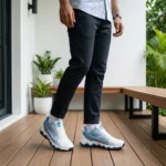 mens white and blue chunky streetwear sneakers (2)