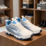 mens white and blue chunky streetwear sneakers (3)