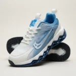 mens white and blue chunky streetwear sneakers (4)
