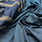 woman wearing a women's navy blue midi party dress (7)
