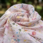 Women wearing Masi pink floral print (4)