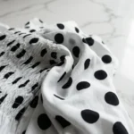 a white and black polka dot peplum top (4)