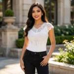 a white ribbed knit top (2)