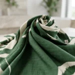 Ageless Women's Green Leaf Print Long Shirt – photo 3