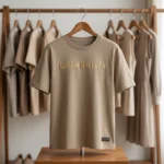 beige typography casual t shirt (1)