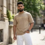 beige typography casual t shirt (2)