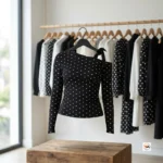 Black Polka Dot Top Brings Ultimate Style to Women – Black Polka Dot Top – photo 2