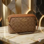 brown Coach womens crossbody bag (4)