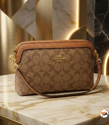 brown Coach womens crossbody bag (4)